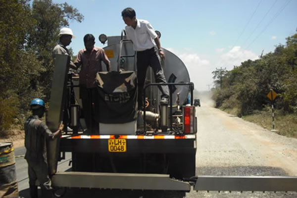 Work site in Sri Lanka