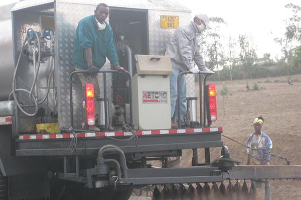 Work site in Tanzania