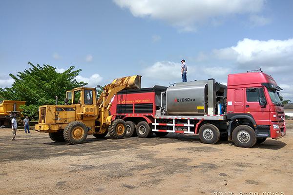 Work site in Ghana 