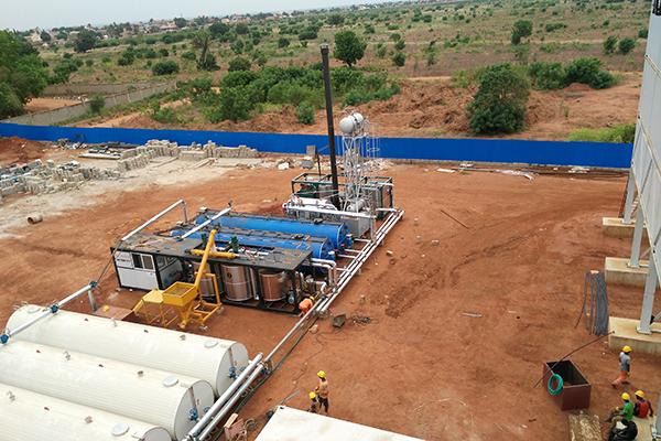 Modified bitumen plant Work site in Mali
