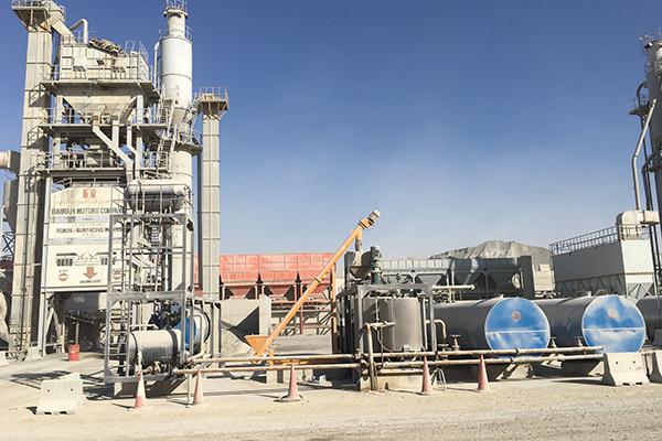 Modified bitumen plant Work site in Middle East