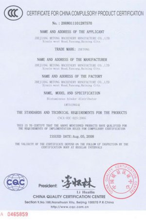 Certificates